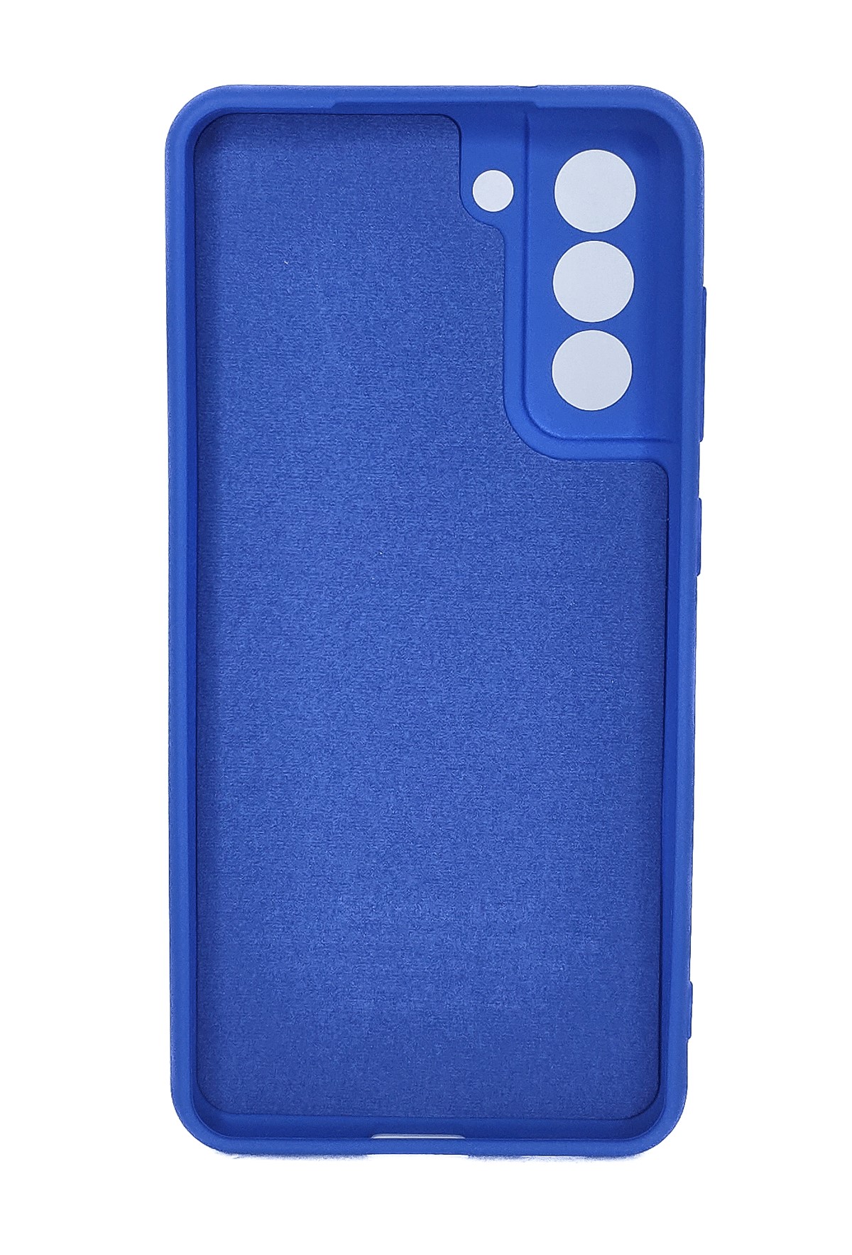 Protectores para celular  para Samsung  S21 Fe Funda de silicona con felpa Azul